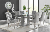 Imperia 6 Grey Dining Table and 6 Velvet Belgravia Chairs - imperia-6-grey-rectangular-gloss-dining-table-6-grey-velvet-belgravia-chairs-set.jpg