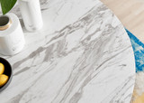 Novara White Marble 120cm Round Dining Table & 6 Velvet Belgravia Chairs - novara-marble-120-silver-chrome-modern-round-dining-table-6.jpg