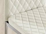 4x Milan Cream Hatched Velvet Dining Chairs Silver Legs - Milan.velvet.Dining.Chairs.cream.silver-7.jpg