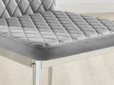 6x Milan Grey Hatched Velvet Dining Chairs Silver Legs - Milan.velvet.Dining.Chairs.grey.silver-8.jpg