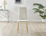 4x Milan Cream Hatched Velvet Dining Chairs Gold Legs - Milan.velvet.Dining.Chairs.cream.gold-3.ns.jpg