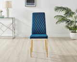 4x Milan Navy Hatched Velvet Dining Chairs Gold Legs - Milan.velvet.Dining.Chairs.navy.gold-4.ns.jpg
