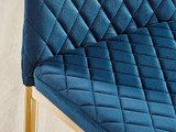 4x Milan Navy Hatched Velvet Dining Chairs Gold Legs - Milan.velvet.Dining.Chairs.navy.gold-7.ns.jpg