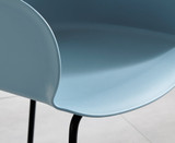 2x Harper Blue Plastic Dining Chairs Black Legs - Harper Blue Black-7.jpg