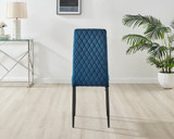 6x Milan Dining Chair Navy Blue Velvet Black Legs - Milan.velvet.Dining.Chairs.navy.black-5.ns.jpg