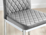 2x Milan Grey Velvet Counter Stools Silver Legs - Milan Velvet bar stool grey (5)_ns.jpg