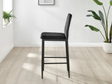 2x Milan Black Velvet Counter Stools Black Legs - Milan Velvet bar stool black (4)_nsbl.jpg