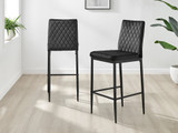 2x Milan Black Velvet Counter Stools Black Legs - Milan Velvet bar stool black (8)_nsbl.jpg