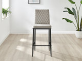 2x Milan Cappuccino Beige Velvet Counter Stools Black Legs - Milan Velvet bar stool Cappuccino (12)_nsbl.jpg