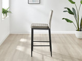 2x Milan Cappuccino Beige Velvet Counter Stools Black Legs - Milan Velvet bar stool Cappuccino (14)_nsbl.jpg