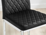 2x Milan Black Velvet Bar Stools Silver Legs - Milan Velvet bar stool black (5)_ns.jpg 2x Milan Black Velvet Bar Stools Silver Legs - Milan Velvet bar stool black (5)_ns.jpg