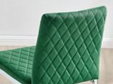 2x Milan Green Velvet Counter Stools Silver Legs - Milan Velvet bar stool green (6)_ns.jpg