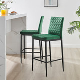 2x Milan Green Velvet Bar Stools Black Legs - Milan-Velvet-bar-stool-green-1--1-CROP.jpg 2x Milan Green Velvet Bar Stools Black Legs - Milan-Velvet-bar-stool-green-1--1-CROP.jpg