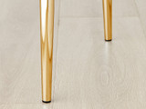 Novara Grey Concrete Effect 120cm Round Dining Table & 4 Velvet Milan Gold Leg Chairs - Milan velvet Dining Chairs-green gold (9).jpg
