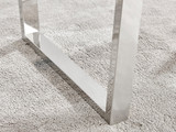 Kylo White Marble Effect Dining Table & 6 Velvet Milan Chairs - kylo-160-marble-silver-modern-rectangular-dining-table-6.jpg