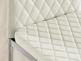 Kylo White Marble Effect Dining Table & 6 Velvet Milan Chairs - Milan velvet Dining Chairs-cream (7).jpg