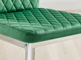 Imperia 4 Black Dining Table and 4 Velvet Milan Chairs - Milan velvet Dining Chairs-green (8).jpg