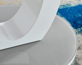 Giovani Round Grey 100cm Table & 4 Velvet Belgravia Chairs - giovani-100-grey-high-gloss-modern-set-round-dining-table-5.jpg