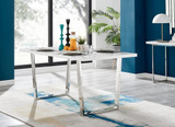 Kylo White High Gloss Dining Table & 6 Velvet Milan Chairs - kylo-160-white-gloss-modern-rectangular-dining-table-2.jpg