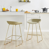 2x Harper Taupe and Gold Plastic Counter Stools - Harper-Bar-Stool-taupe-gold--1-CROP.jpg