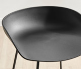2x Harper Black Plastic Counter Stools Black Legs - Harper_Bar_Stool_black_black (3).jpg