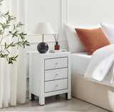 Lexi 3 Drawer White Mirrored Bedside Table - Lexi-large-bedside-table-white-1.jpg