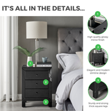 Lexi 3 Drawer Black Mirrored Bedside Table - Lexi-Black-Large-info-1.png