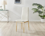 Adley Brown Wood Storage Dining Table & 4 Velvet Milan Gold Leg Chairs - Milan velvet Dining Chairs-cream gold (6).jpg