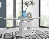 Arezzo Large Extending Dining Table and 6 Velvet Milan Chairs - arrezzo-6-seater-high-gloss-modern-extending-dining-table-2.jpg
