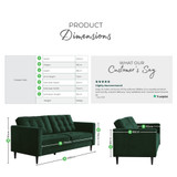 Jolene Emerald Green Velvet 3 Seater Sofa - NEW-Infographics_Sofa_Jolene_3Seater.jpg