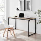 Kendrick Desk 140 Oak Top Black Legs - Kendrick Desks-oak-black-140cm-1.jpg