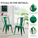 2x Colton Grey 'Tolix' Style Metal Dining Chairs - Colton Dining Chair Details.png