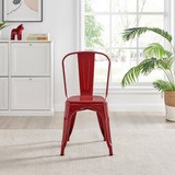 2x Colton Red 'Tolix' Style Metal Dining Chairs - Colton.Dining.Chairs.Red-3v.jpg