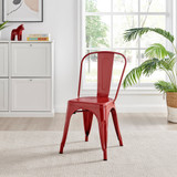 2x Colton Red 'Tolix' Style Metal Dining Chairs - Colton.Dining.Chairs.Red-4v.jpg