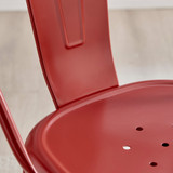 2x Colton Red 'Tolix' Style Metal Dining Chairs - Colton.Dining.Chairs.Red-7v.jpg