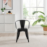 2x Colton 'Tolix' Style Black Metal Dining Chairs with Arms - Colton.Dining.Chairs.Armed.Black-3v.jpg
