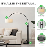 Lucinda White and Matte Black Arc Standing Floor Lamp - lucinda.Arc.Lamp.Details.png Lucinda White and Matte Black Arc Standing Floor Lamp - lucinda.Arc.Lamp.Details.png