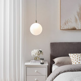 Martha Pendant Light Frosted Glass Globe with Brass - Martha Pendant Lamp-1.jpg