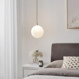 Martha Frosted Glass and Brass Pendant Ceiling Light - Martha Pendant Lamp-2.jpg