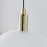 Martha Frosted Glass and Brass Pendant Ceiling Light - Martha Pendant Lamp-4.jpg