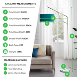 Danielle Teal and Marble Arc Standing Floor Lamp - Danielle-Arc-Lamp-Infographic.png
