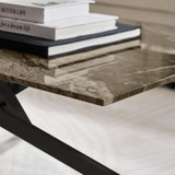 Leonardo Rectangle Brown/Grey Marble Glass & Black Coffee Table - Leo-Marble-BLK-Leg-Coffee-Table-grey-4.jpg