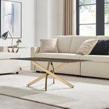Leonardo Rectangle Brown/Grey Marble Glass & Gold Coffee Table - Leo-Marble-GLD-Leg-Coffee-Table-grey-3.jpg Leonardo Rectangle Brown/Grey Marble Glass & Gold Coffee Table - Leo-Marble-GLD-Leg-Coffee-Table-grey-3.jpg