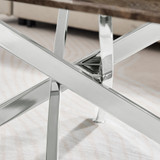 Leonardo Rectangle Brown/Grey Marble Glass & Silver Coffee Table - Leo-Marble-SIL-Leg-Coffee-Table-grey-5-.jpg Leonardo Rectangle Brown/Grey Marble Glass & Silver Coffee Table - Leo-Marble-SIL-Leg-Coffee-Table-grey-5-.jpg