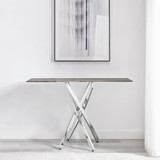 Leonardo Grey Marble Glass and Silver Console Table  - Leo-Marble-SIL-Leg-Console-Table-grey-3.jpg