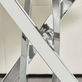 Leonardo Square Brown/Grey Marble Glass & Silver Side Table  - Leo-Marble-SIL-Leg-Side-Table-grey-5-.jpg