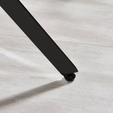 Leonardo Square White Marble Glass and Black Side Table  - Leo-Marble-BLK-Leg-Side-Table-white-6.jpg