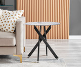 Novara Round White Marble Glass and Black Side Table - Novara-side-table-white-marble-black-leg-2.jpg Novara Round White Marble Glass and Black Side Table - Novara-side-table-white-marble-black-leg-2.jpg