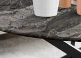Novara Round Grey Marble Glass and Black Coffee Table - Novara-coffee-table-grey-marble-black-leg-3.jpg