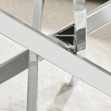 Leonardo Rectangular White Marble Glass and Silver Coffee Table - Leo-Marble-SIL-Leg-Coffee-Table-white-5-.jpg